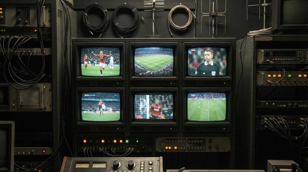 多频道直播墙展示英超赛事 - im电竞