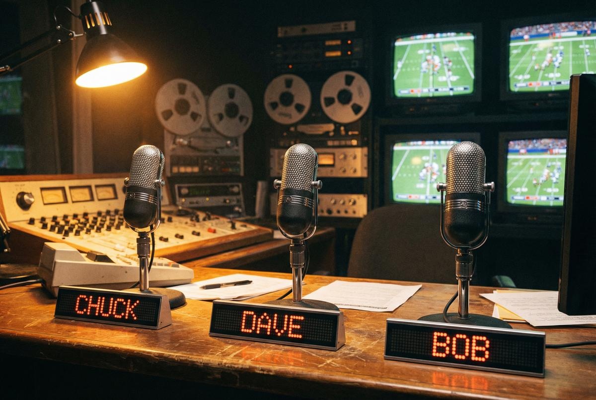 复古广播室内的解说设备 - im电竞